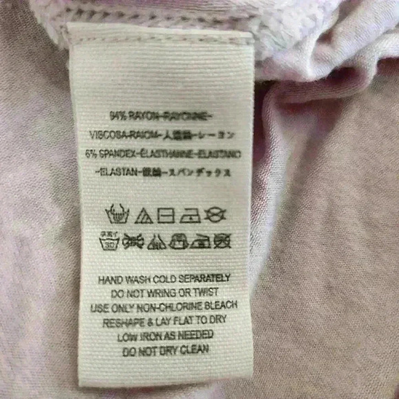 Free people violet lavender scoop Is neck softing top summer yoga lounge sleep - Picture 6 of 8